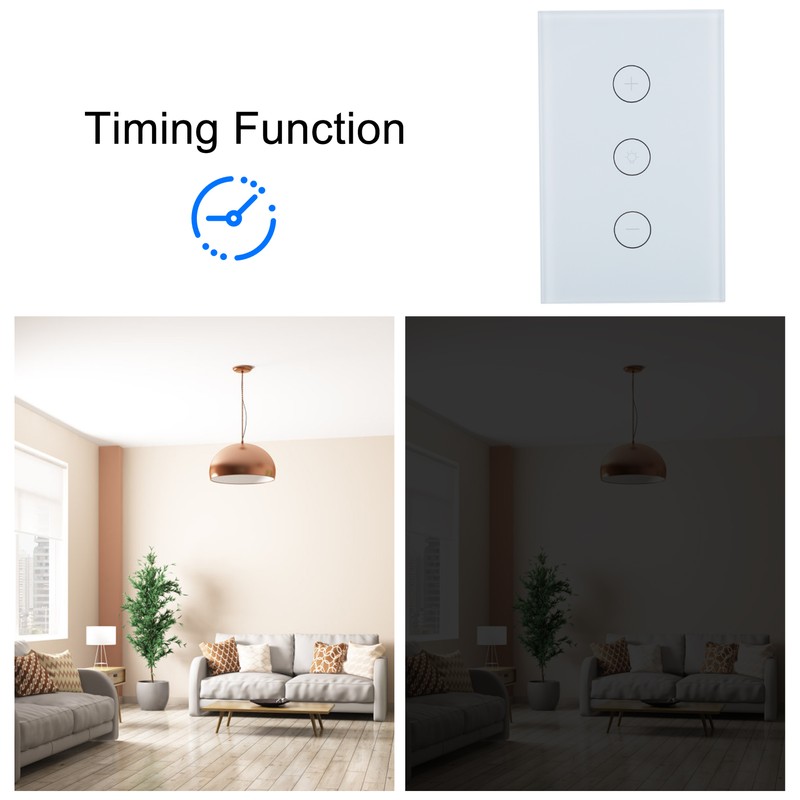 Intelligent Touch Dimmer Switch WIFI Wireless APP Voice Remote Control