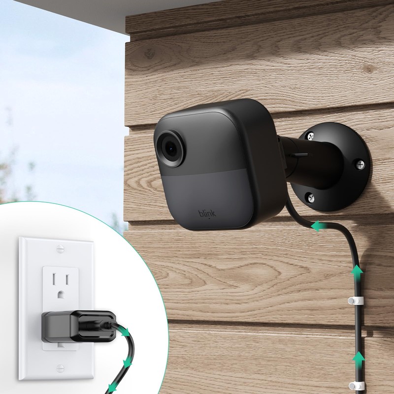 OLAIKE 3Pack 25ft Power Cable and Adapter for Blink Outdoor