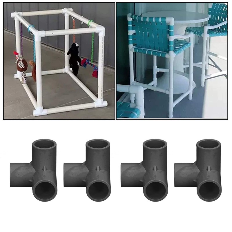 20mm PVC Pipe 10PCS 3 Way Pipe Fittings PVC Plastic