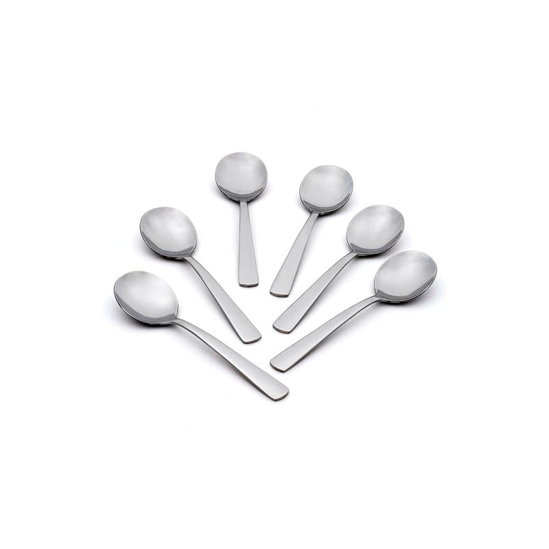 Oneida Aptitude Soup Spoons - Set Of 6