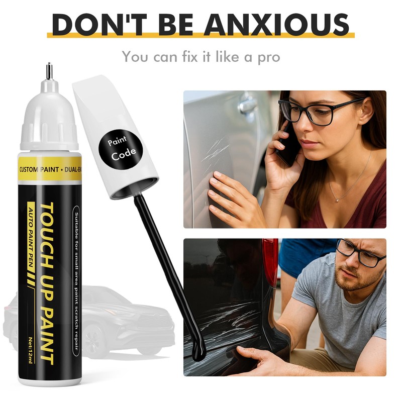 Pholeon (Oxford White (YZ) Car Touch Up Paint for ford,Car