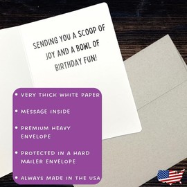 Whitman and Daughter Funny Taco Birthday Card (1 Premium Card, 5X7 Inches, Message Inside) Happy Birthday Card for Lovers of Tacos - 576