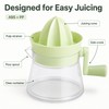 Manual Citrus Juicer for Fresh Juice – Hand-Crank Orange &