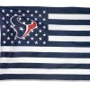 Houston Texans 3x5 Foot American Flag Banner New