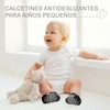 Calcetines Antideslizantes para Niños Pequeños, 6 pares Calcetines de Bebé