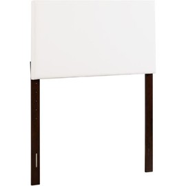 Glory Furniture Nova Faux Leather Upholstered Twin Headboard in White
