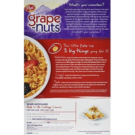 2 pack - Post Grape-Nuts Flakes, 18 oz per Box.
