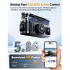 KEYROO 360° View 4 Channel Dash Cam, 4K Front and