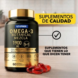 Omega 5en1 1900 Aceite Puro Salmón Salvaje