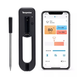 Tempwise Wireless BBQ Thermometer Truly Bluetooth Meat Thermometer Cooking App Control CF