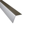 Anodised aluminium L-profile, 2 metres, 30 x 30 mm, inner