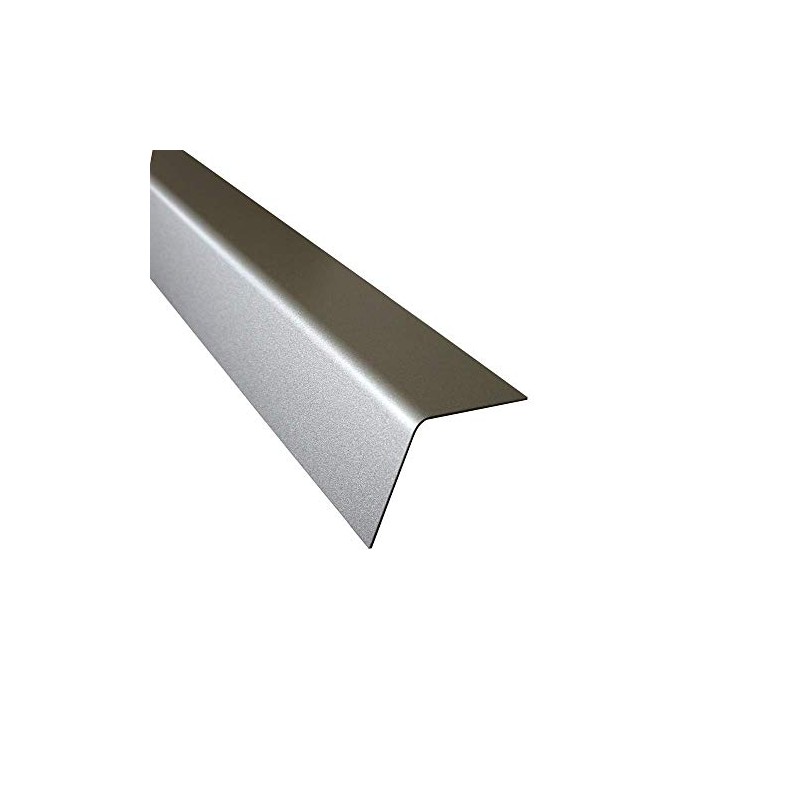 Anodised aluminium L-profile, 2 metres, 30 x 30 mm, inner