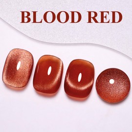 Cat Eye Gel Nail Polish, 0.5 Fl Oz Orange Magnetic Gel Nail Polish With Magnet UV LED Holographic Glitter Gel Nail Polish Diamond Shimmer Sparkle Gel Polish Nail Art DIY Manicure