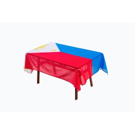 Rectangular Tablecloth Philippines Filipino Flag Tablecloth Fade-Resistant Washable National Flag Tablecloth, Suitable for Kitchen Dining Family Gatherings and Outdoor Events,59 Inches * 83 Inches.