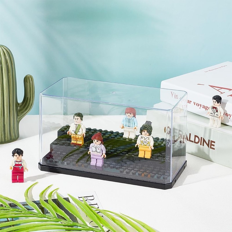MIXMIO Minifigure Display Case, 3 Layer Display Case for Minifigure