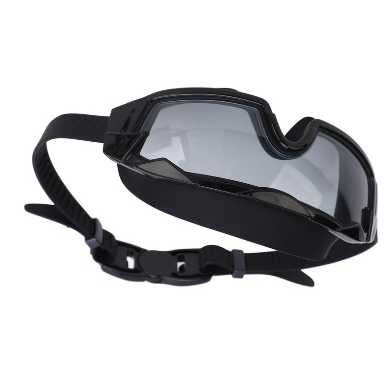 Swim Goggles with Earplugs PC Silicone Clear Lens Wide View