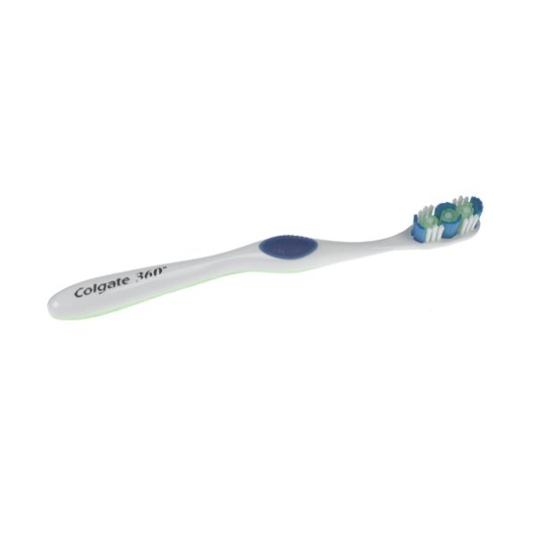 Colgate 360 Toothbrush, With Tongue Cleaner, Medium 37, 1 ct
