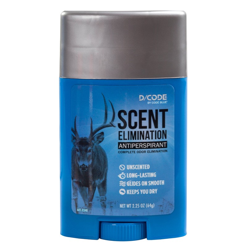 Code Blue Scent Elimination Antiperspirant, Unscented, 2.25 oz