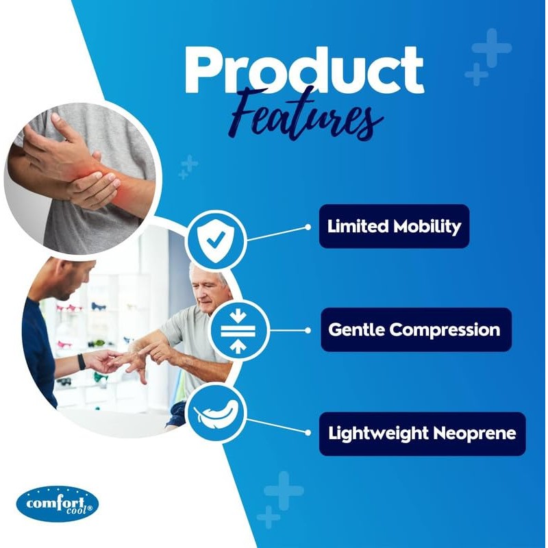 Comfort Cool Wrist Thumb CMC Restriction Brace. Left Small.