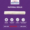 Treatly USA Beefhide Rolls 8-9" Dog Chew Treats - Natural
