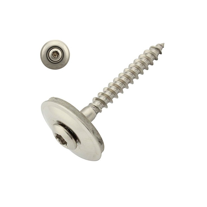 Pack of 100 Spengler Screws with Sealing Washer 20 mm