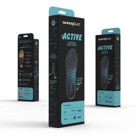 Daily Use Insole Active Cushion High Arch Cushioning Impact Dispersion Everyday Heel Cushion Heel