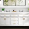 HESTIA HARDWARE 10 Pack | Brushed Gold Cabinet Pull Modern