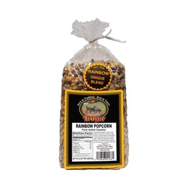 Amish Popcorn Gluten Free, NON GMO Tender Rainbow Kernel Popcorn - Troyer Farms - 2 lb. Bag