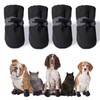 4 Pcs Non-Slip Waterproof Dog Boots | Soft Paw Protectors