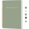ZOTIA Aesthetic Daily Planner Notebook With Hourly Schedule, Spiral To