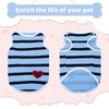 Preferhouse Pet Dog Striped T-Shirt Dogs Cats Cotton Vest Spring