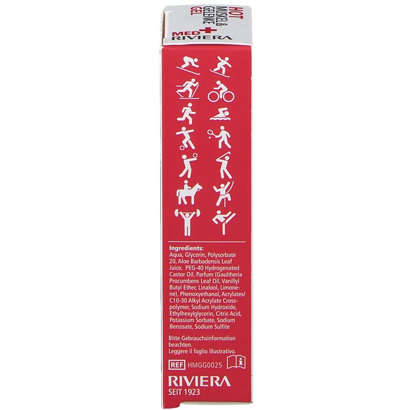 RIVIERA MED+ Hot Muscle & Joints Gel