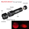ULTRAFIRE WF-502R Zoomable Red Light Flashlight, Single Mode, RED LED