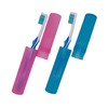 American Comb Toothbrush Holder (Blue & Pink) - Made in