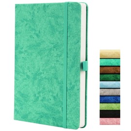 Bullet Dotted Journal, A5 Dotted Journal with 120 GSM Paper, 164 Pages Dotted Notebook, Pen Bow, Inner Pocket, Elastic Banded