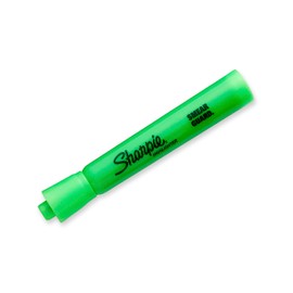 Sharpie ACCENT Highlighter, Tank Highlighter Chisel, 12 Pack, Fluorescent Green (25026)