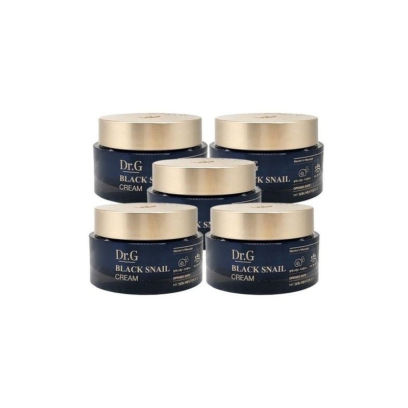 Dr.G Black Snail Cream 50ml Whitening Wrinkle Care 5 pcs