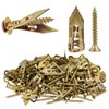 75 Pcs Self Drilling Drywall Anchors with Screws Kit, No