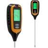 6-in-1 Soil Moisture Meter with LCD Display Instant PH, Light,
