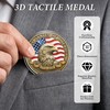 CRASHOT USA 250th Anniversary Commemorative Coin, Antique Bronze American Eagle