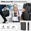 T-carbon Credit Card Holder with ZIpper 24 Card Slots