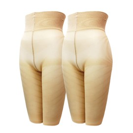 Goods Man UZU High Waist Girdle, Beige, L-LL Set of 2