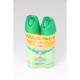 OFF! 2 2 PACKS OFF! Deep Woods Bug Spray & Mosquito Repellent DryTouch Long 8 oz U27A