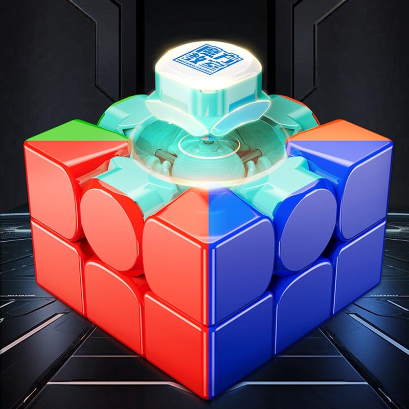 Moyu RS3M V5 Dual Adjustment 3x3 Speed Cube with Robot