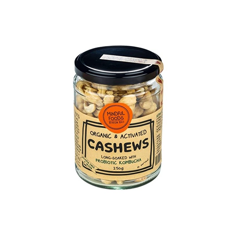Mindful Foods Organic & Activated Cashews 250 g