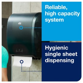 Tork 772828 Mechanical Paper Towel Dispenser, 15.95" Width x 12.32" Length x 9.32" Depth, Black (Case of 1 Dispenser)