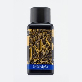 Diamine Fountain Pen Bottled Ink, 30ml - Midnight