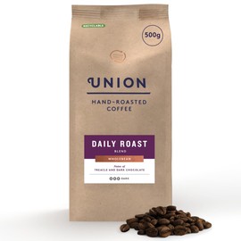 Union Coffee - Daily Roast Espresso Coffee Beans - Dark Roast - Pack of 500g