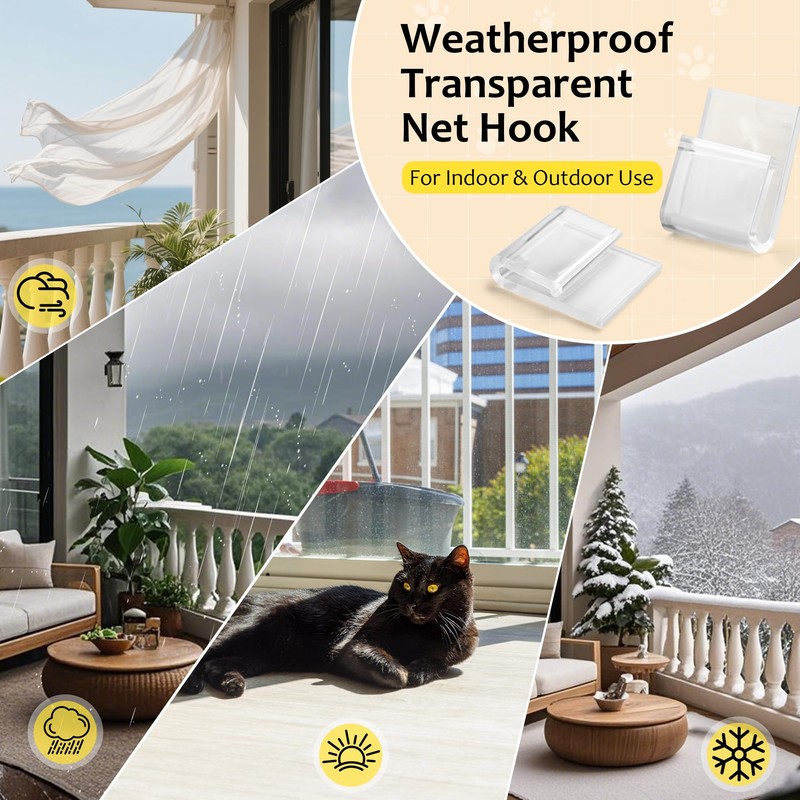 HezzLuv Cat Net Hook Set for Cats, 30 Pieces Hooks