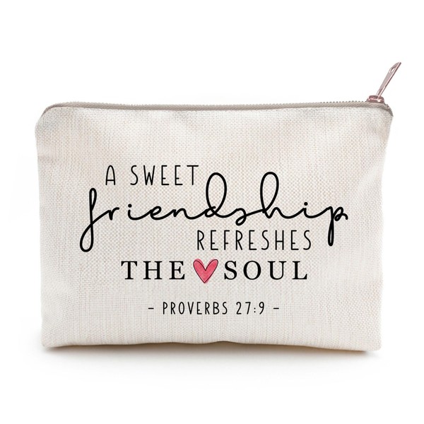 A Sweet Friendship Refreshes the Soul Makeup Bag Best Friend